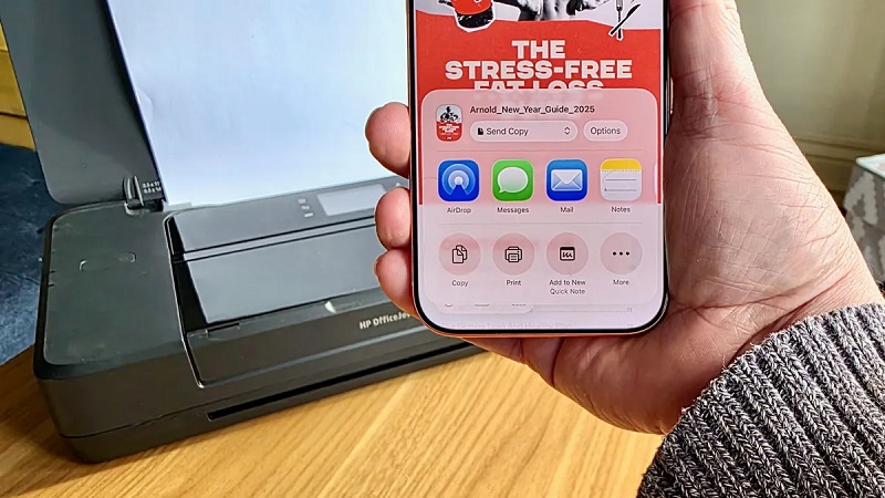 Connect Your Iphone and Printer to the Same Network